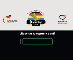 Reserva tu espacio Oktoberfest