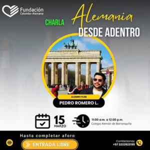 Participa de la charla “Alemania desde Adentro”
