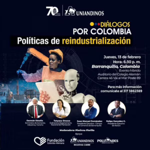 Uniandinos y la Fundación Colombo-Alemana te invitan a una nueva edición de Diálogos por Colombia