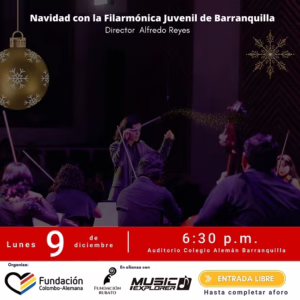 🎄 Invitación Especial: Concierto de Navidad con la Filarmónica Juvenil de Barranquilla 🎶
