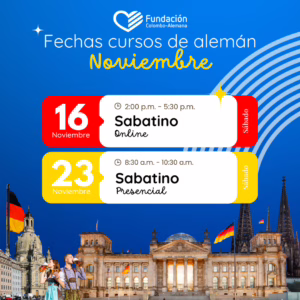 ¡Llego noviembre, aún estas a tiempo de aprender alemán! 🎉 - foto 2