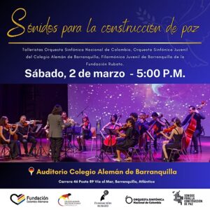 Concierto: “Sónidos para la construcción de paz”