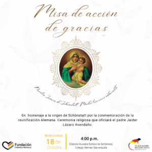 Misa de acción de gracias en homenaje a la virgen de Schönstatt