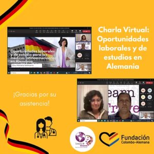 ¡Gracias por su asistencia!- Charla virtual: Oportunidades laborales y de estudios en Alemania