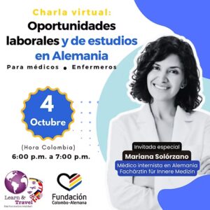 Charla virtual: Oportunidades laborales y de estudios en Alemania