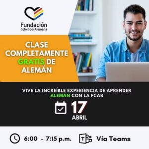 Vive la experiencia de una clase de alemán con uno de nuestros docentes FCAB