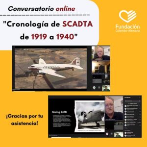 Así fue el conversatorio online “Cronología de SCADTA de 1919 a 1940”