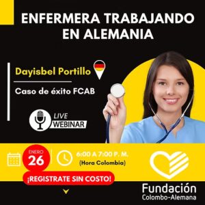 Evento gratuito online: Enfermera trabajando en Alemania
