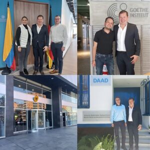 Director de la FCAB visitando aliados estratégicos en la ciudad Bogotá