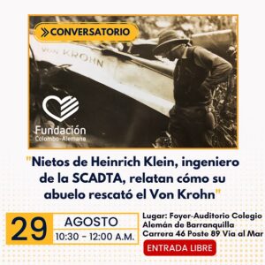 “Nietos de Heinrich Klein, ingeniero de la SCADTA, relatan cómo su abuelo rescató el Von Krohn”