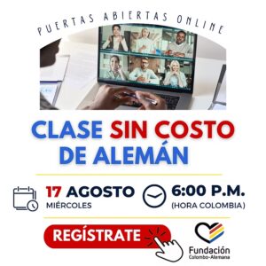 Puertas Abiertas de Alemán online.