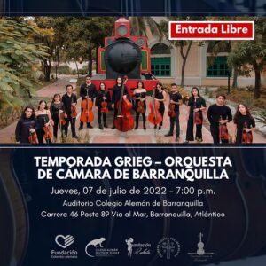 Concierto: Orquesta de Cámara de Barranquilla