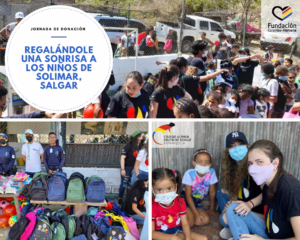 Regalándole una sonrisa a los niños de Solimar, Salgar