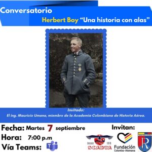 Conversatorio: Herbert Boy “Una historia con alas”
