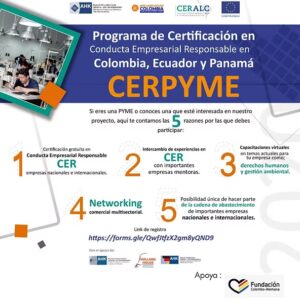 CERPYME: Programa de Certificación en Conducta Empresarial Responsable.