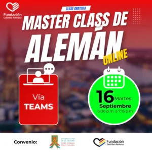 Master Class de alemán: una oportunidad educativa abierta y gratuita con la FCAB y Uniguajira - foto 2