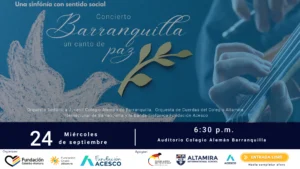 Concierto en Barranquilla: Un canto de paz, una sinfonía con sentido social - foto 1