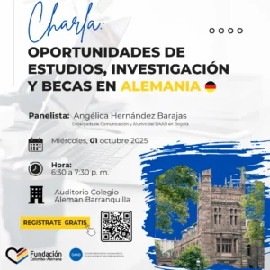 El DAAD ofrecerá charla en el Auditorio del Colegio Alemán de Barranquilla sobre becas y oportunidades en Alemania - foto 2