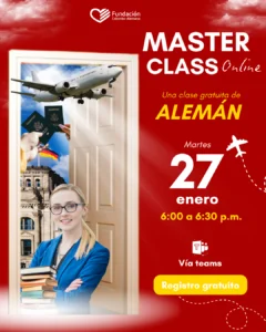 La FCAB invita a una Master Class virtual de alemán abierta y gratuita - foto 1