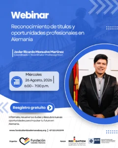 Webinar: Reconocimiento de títulos y oportunidades profesionales en Alemania: claves para ejercer una profesión en el país